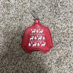 Vera Bradley Sweater in Merry Mischief Ornaments Bag Charm